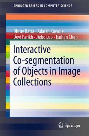 Interactive Co-segmentation of Objects in Image Collections de Dhruv Batra