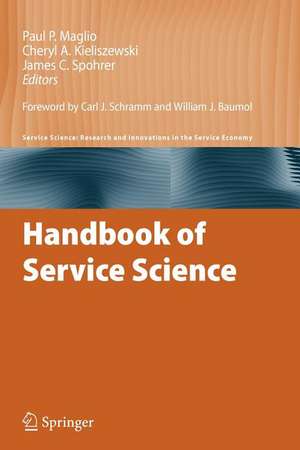 Handbook of Service Science de Paul P. Maglio