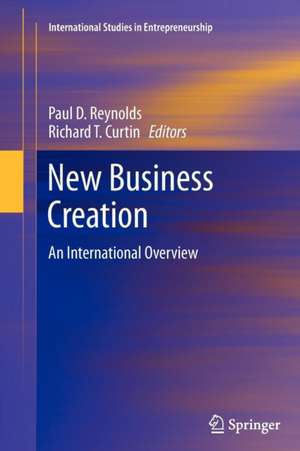 New Business Creation: An International Overview de Paul D. Reynolds