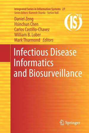 Infectious Disease Informatics and Biosurveillance de Daniel Zeng