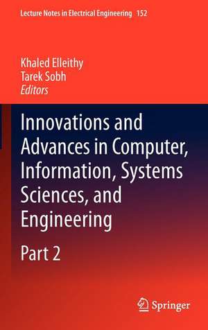 Innovations and Advances in Computer, Information, Systems Sciences, and Engineering de Khaled Elleithy