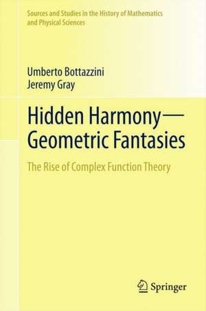 Hidden Harmony—Geometric Fantasies: The Rise of Complex Function Theory de Umberto Bottazzini