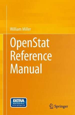 OpenStat Reference Manual de William Miller