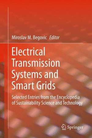 Electrical Transmission Systems and Smart Grids: Selected Entries from the Encyclopedia of Sustainability Science and Technology de Miroslav M. Begovic