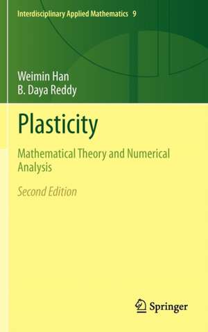 Plasticity: Mathematical Theory and Numerical Analysis de Weimin Han