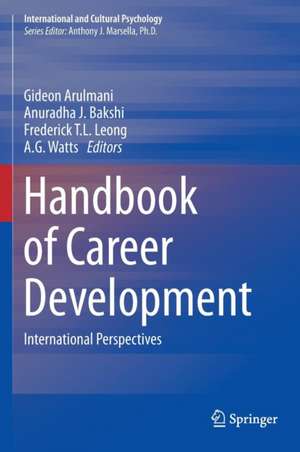 Handbook of Career Development: International Perspectives de Gideon Arulmani