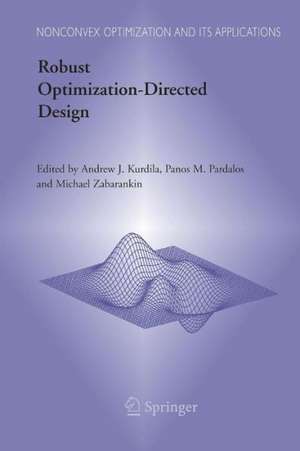 Robust Optimization-Directed Design de Andrew J. Kurdila