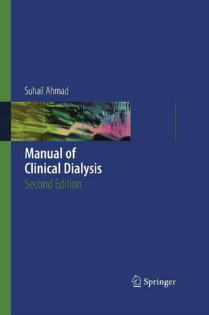 Manual of Clinical Dialysis de Suhail Ahmad