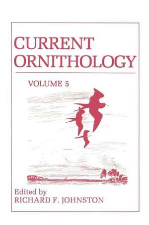 Current Ornithology de Richard Johnston