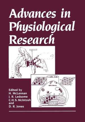 Advances in Physiological Research de H. McLennan