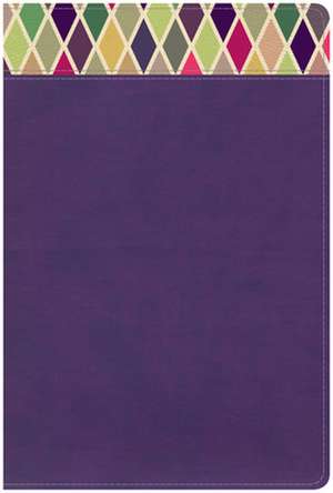 CSB Rainbow Study Bible, Purple Leathertouch de Csb Bibles by Holman