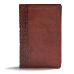 CSB Everyday Study Bible, British Tan Leathertouch de Csb Bibles by Holman