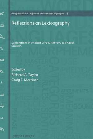 Reflections on Lexicography de Society of Biblical Literature