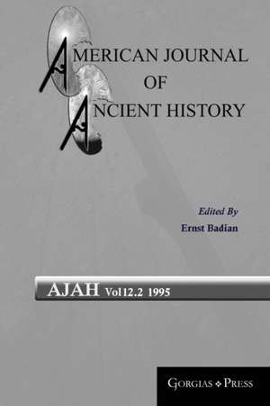 American Journal of Ancient History 12.2 de Ernst Badian