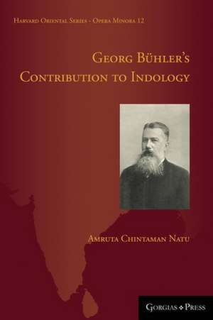 Georg Buhler's Contribution to Indology de Amruta Matu