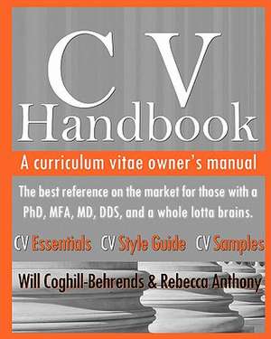 CV Handbook de Will Coghill-Behrends