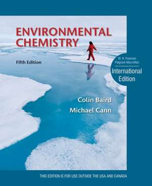 Environmental Chemistry de Colin Baird