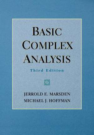 Marsden, J: Basic Complex Analysis