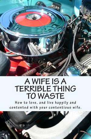 A Wife Is a Terrible Thing to Waste de MR X