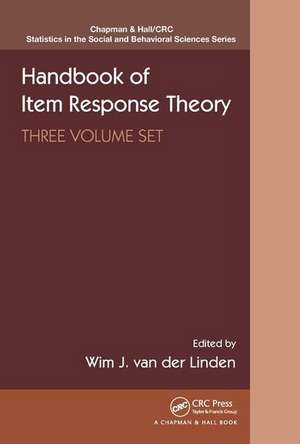 Handbook of Item Response Theory: Three Volume Set de Wim J. van der Linden