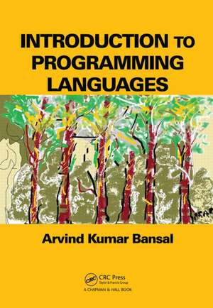 Introduction to Programming Languages de Arvind Kumar Bansal