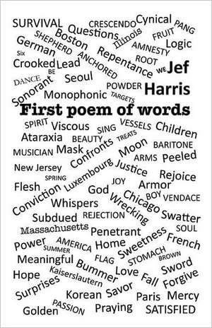 First Poem of Words de Jef Harris