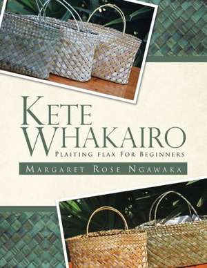 Kete Whakairo de Margaret Rose Ngawaka