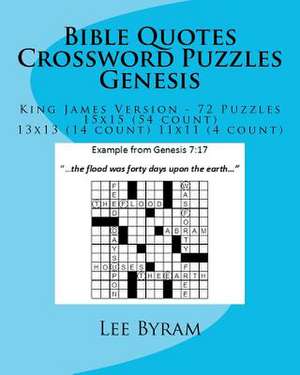 Bible Quotes Crossword Puzzles - Genesis de Lee Byram