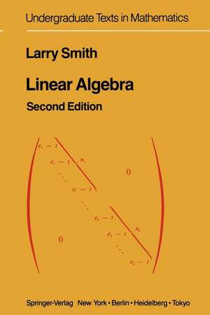 Smith, L: Linear Algebra