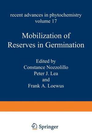 Mobilization of Reserves in Germination de Constance Nozzolillo