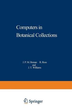 Computers in Botanical Collections de J. Brenan