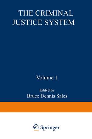 The Criminal Justice System de Bruce Sales