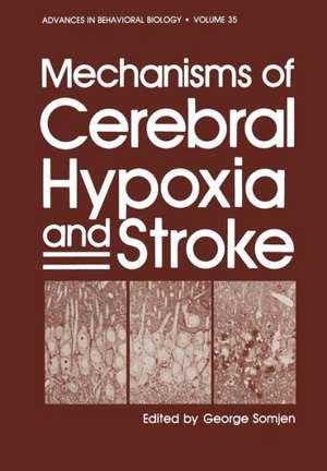 Mechanisms of Cerebral Hypoxia and Stroke de G. Somjen