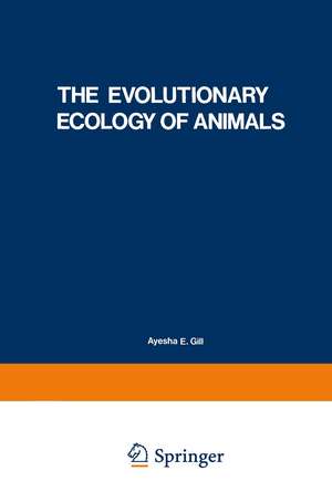 The Evolutionary Ecology of Animals de S. S. Shvarts