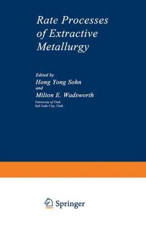 Rate Processes of Extractive Metallurgy de Hong Yong Sohn