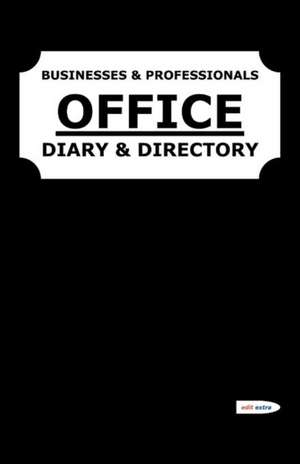 OFFICE Diary and Directory de Faisal Atta