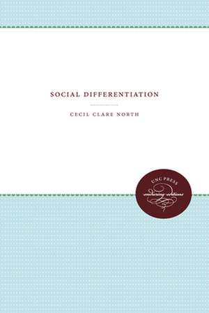 Social Differentiation de Cecil Clare North