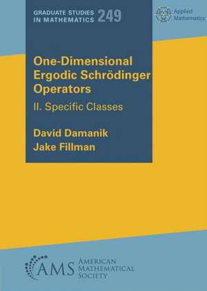 One-Dimensional Ergodic Schrodinger Operators de David Damanik