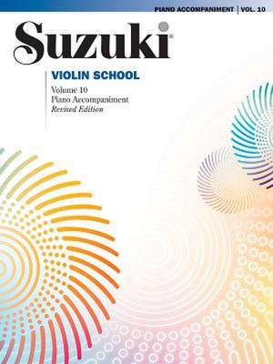 Suzuki Violin School, Vol 10: Piano Acc. de Shinichi Suzuki