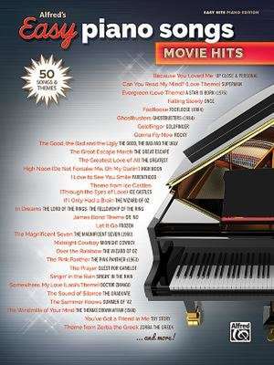 Alfred's Easy Piano Songs -- Movie Hits de Alfred Music