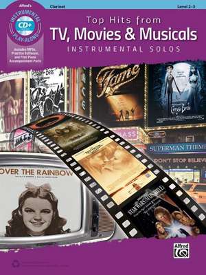 Top Hits from TV, Movies & Musicals Instrumental Solos de Alfred Publishing