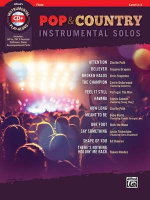 Pop & Country Instrumental Solos Flute de Bill Galliford