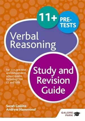 11+ Verbal Reasoning Study and Revision Guide de Andrew Hammond