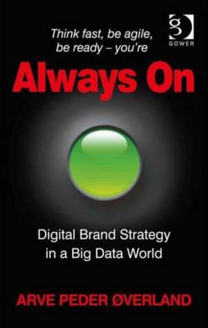 Always On: Digital Brand Strategy in a Big Data World de Arve Peder Øverland