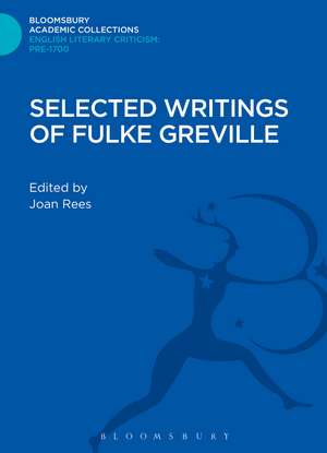 Selected Writings of Fulke Greville de Joan Rees