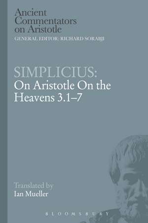 Simplicius: On Aristotle On the Heavens 3.1-7 de Simplicius