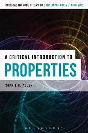 A Critical Introduction to Properties de Dr Sophie Allen