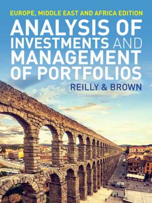 Analysis of Investments and Management of Portfolios de Frank Reilly