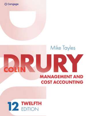 Management and Cost Accounting de Colin Drury