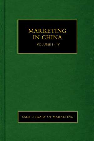 Marketing in China de Yonggui Wang